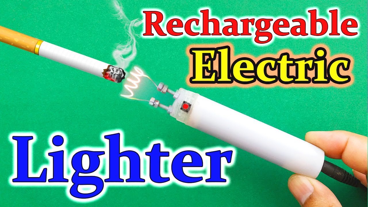 Amazing Rechargeable Electric Lighter | How To Make A Lighter Science Project | Powerful Lighter DIY