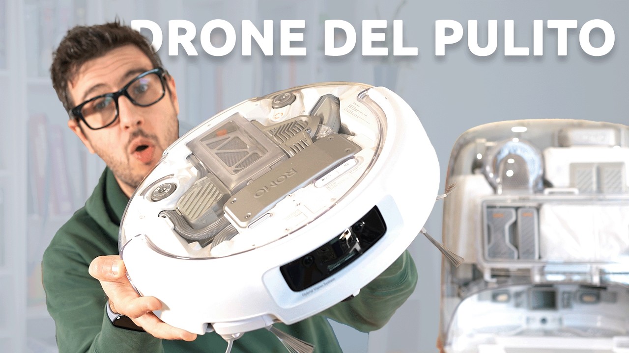 IL PRIMO FUTURISTICO ROBOT DI DJI (aspirapolvere e lavapavimenti) - recensione DJI ROMO P