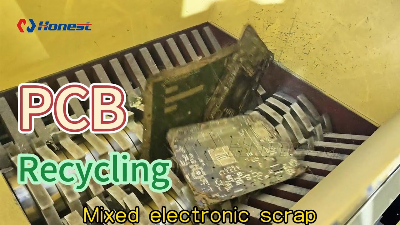 Circuit Board Shredding & Sorting Line | PCB Recycling Process Explained