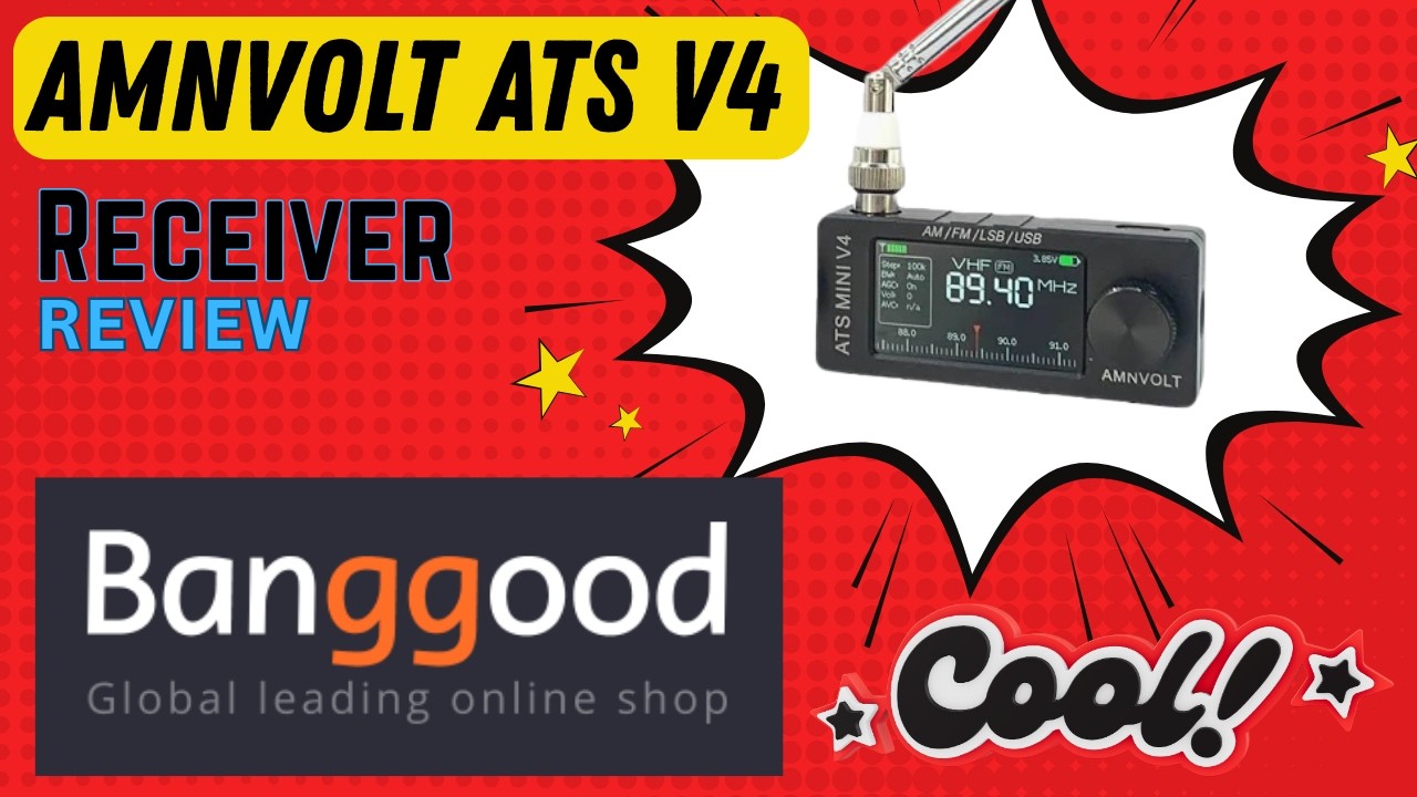 Обзор радиостанции AMNVOLT V4 ATS Mini SI4732