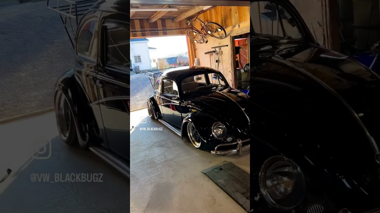 Bagged bug in the barn. #beetle #vw #vwmafia #aircooled #fusca #instacar #oldschoolvw #lowlifestyle