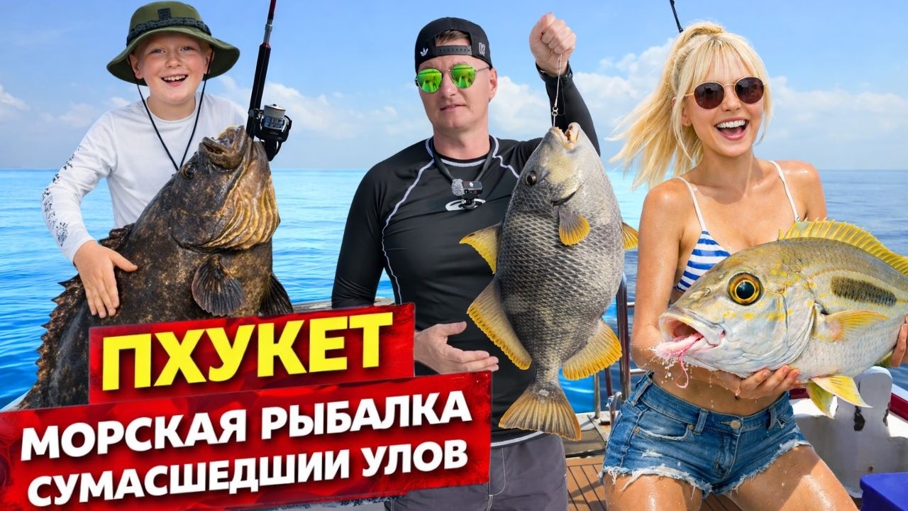 ТАИЛАНД: ГЛУБОКОВОДНЫЕ МОРСКИЕ МОНСТРЫ! Мы не ожидали ТАКОЙ улов — морская рыбалка на Пхукете