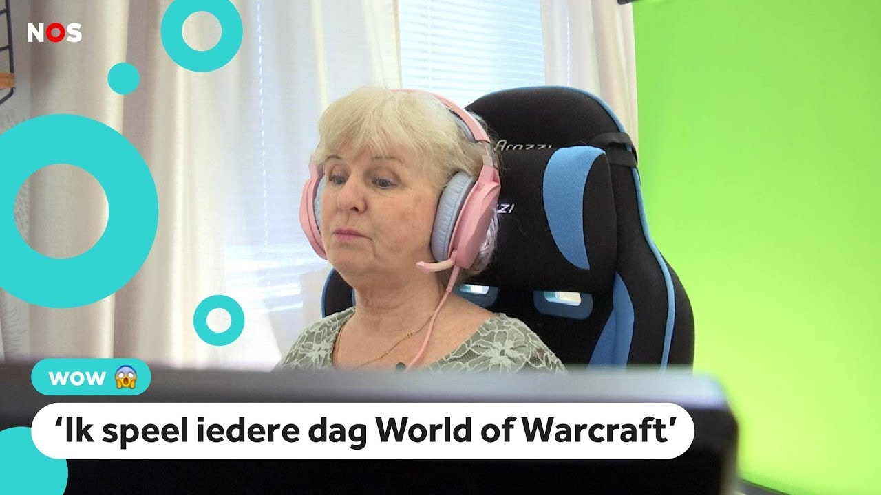 Gamende oma: 'Ik heb veel internet-kleinkinderen'