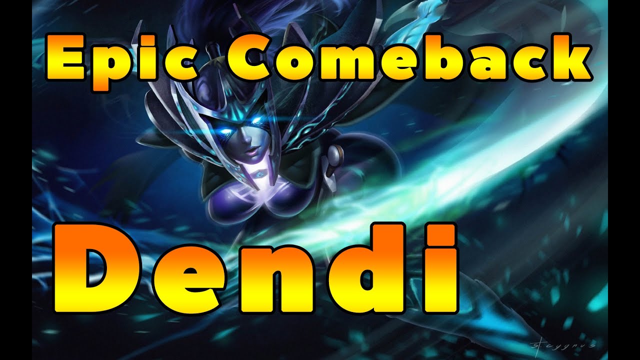Epic Come Back Dota 2 Phantom Assassin Na`Vi Dendi