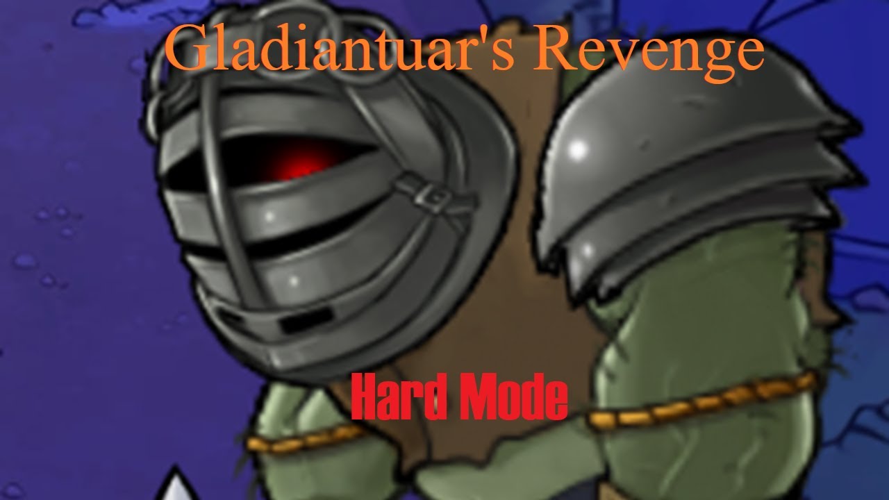Plants vs Zombies DLC Mod - Gladiantuar's Revenge (Hardmode) Boss Fight
