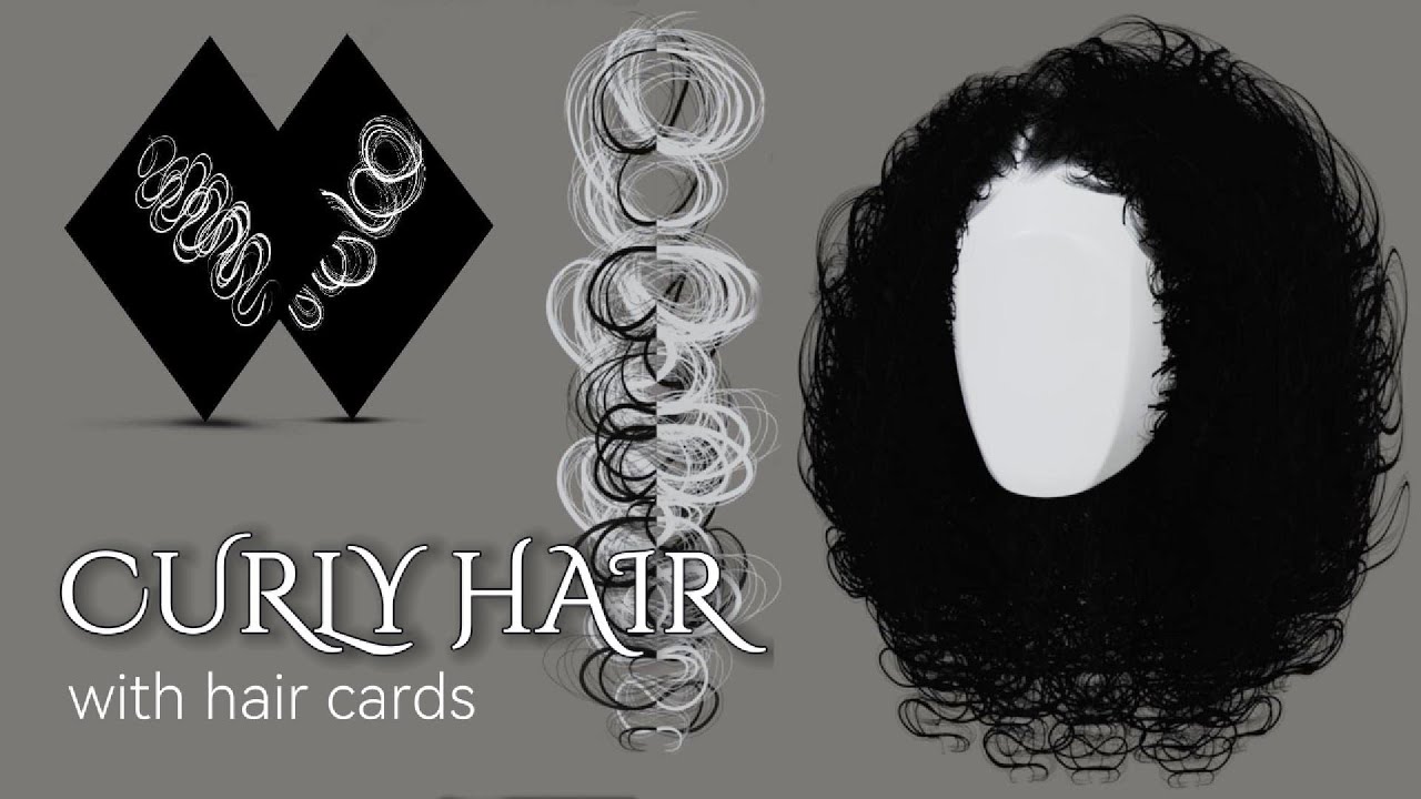 NOMAD SCULT | Curly Hair using Hair Cards