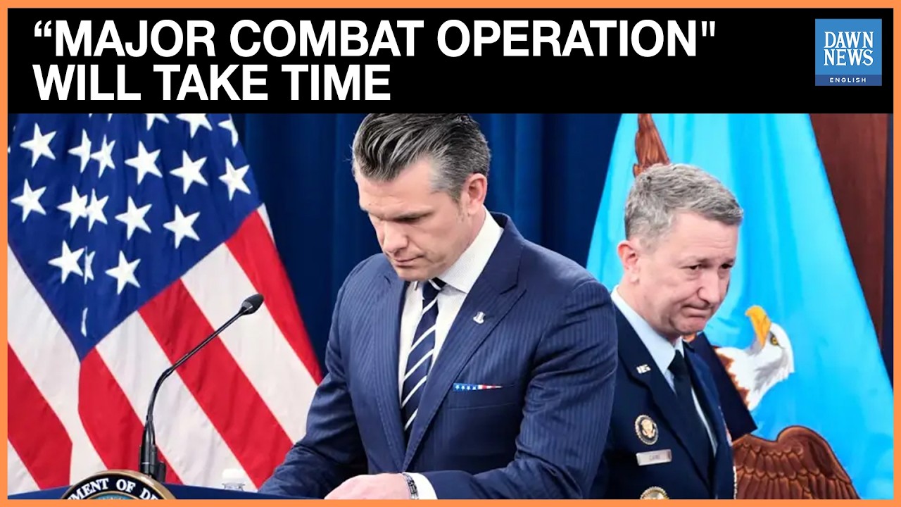Top US General Says 'Major Combat Operation' Will Take Time | Israel Iran Middle East | Dawn News