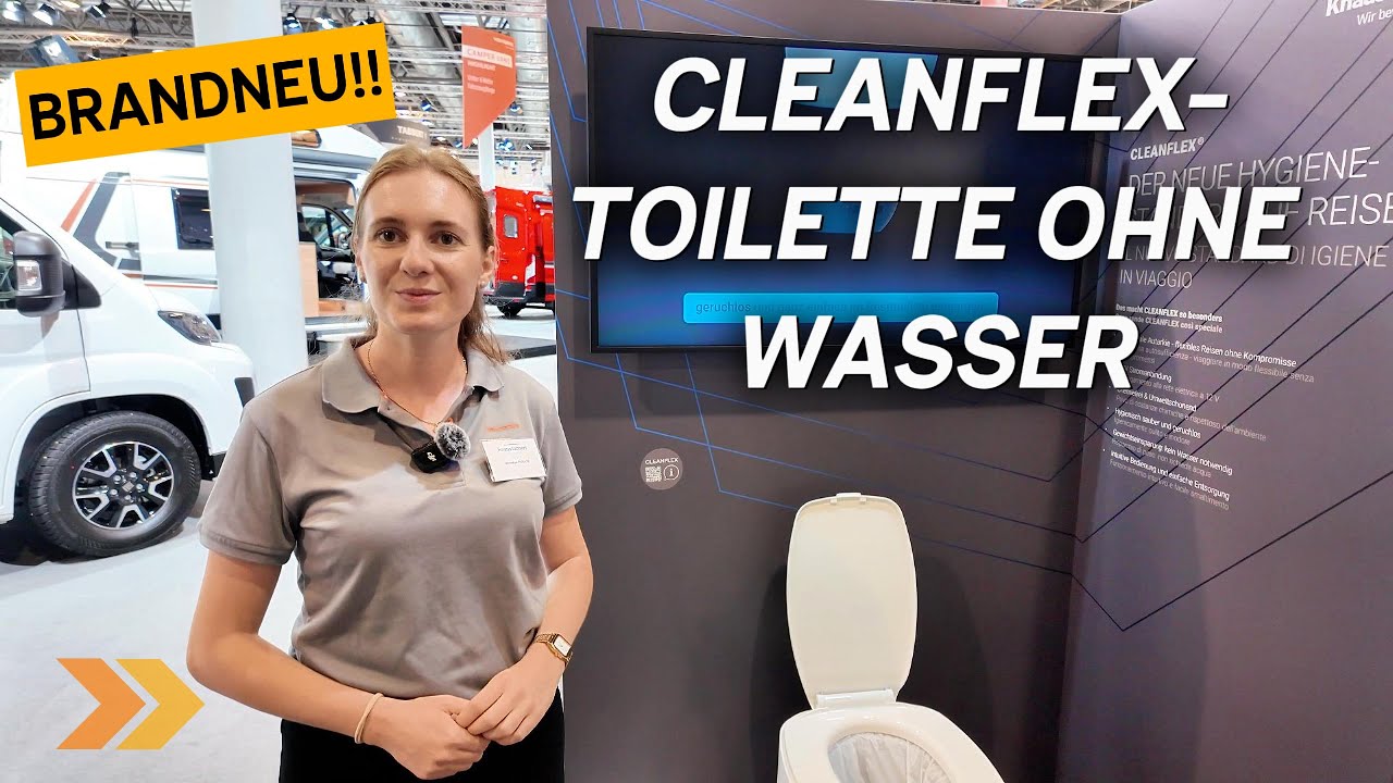 CLEANFLEX die neue Toilettenl&ouml;sungvon Knaus Tabbert.
