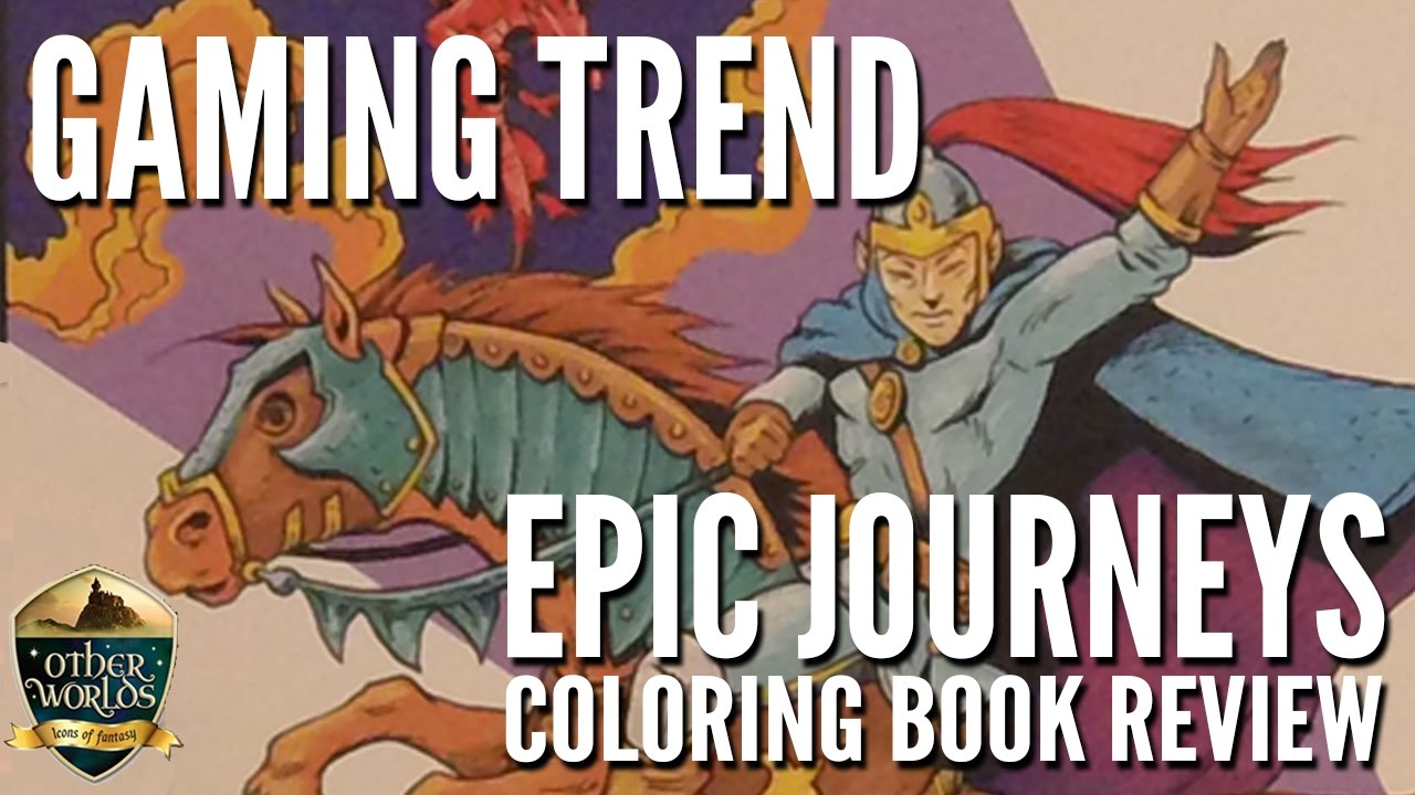 Coloring Review! - Epic Journeys Coloring Book