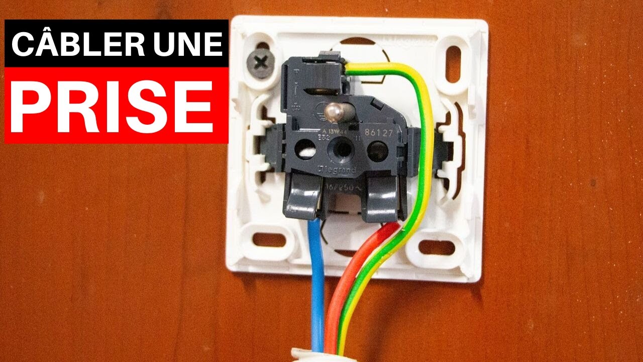 COMMENT C&Acirc;BLER UNE PRISE DE COURANT 2P+T ? ELECTRICIT&Eacute; JEAN MARC