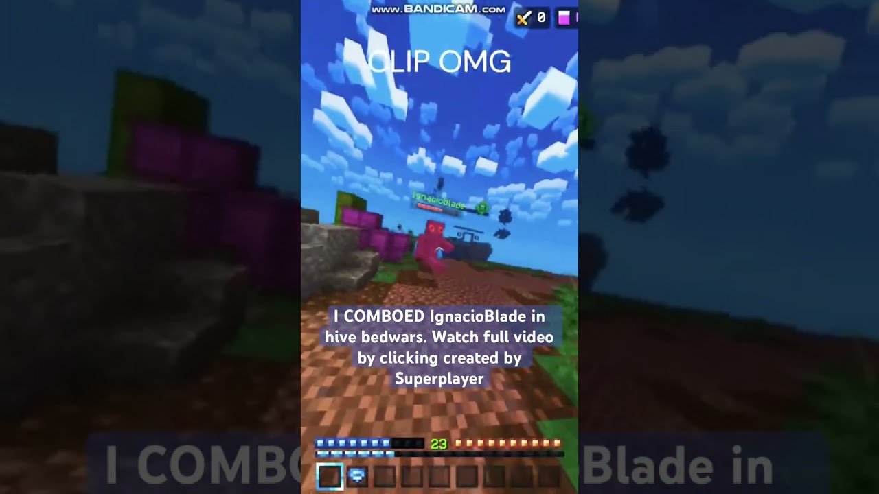 IgnacioBlade is actually the goat #minecraft #bedwars #pvp #combo #ignacioblade