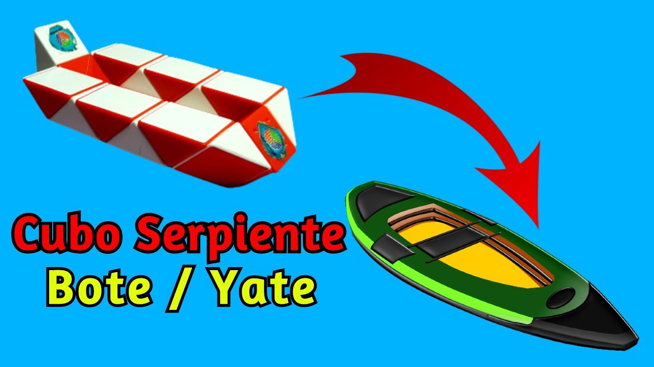🔴Como armar [CUBO RUBIK] [YATE] [BOTE] [SERPIENTE][Snake]   Fácil 🚀Rápido⭐⭐⭐😀