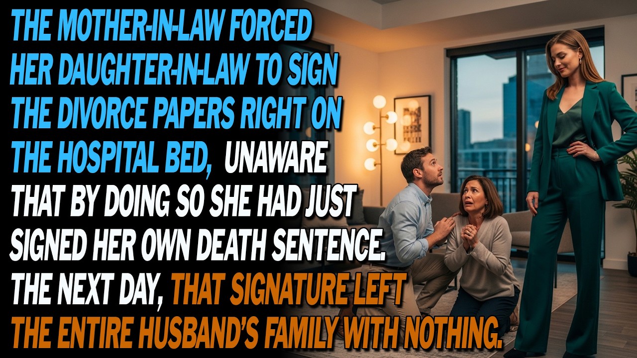 🏥 Mother-in-law Forced Daughter-in-law To Sign Divorce 😏, Unaware She Sealed Her Own Fate…