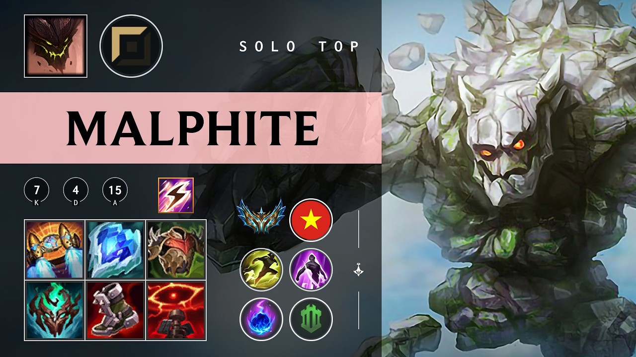 Malphite Top vs Vayne - VN Challenger Patch 26.05