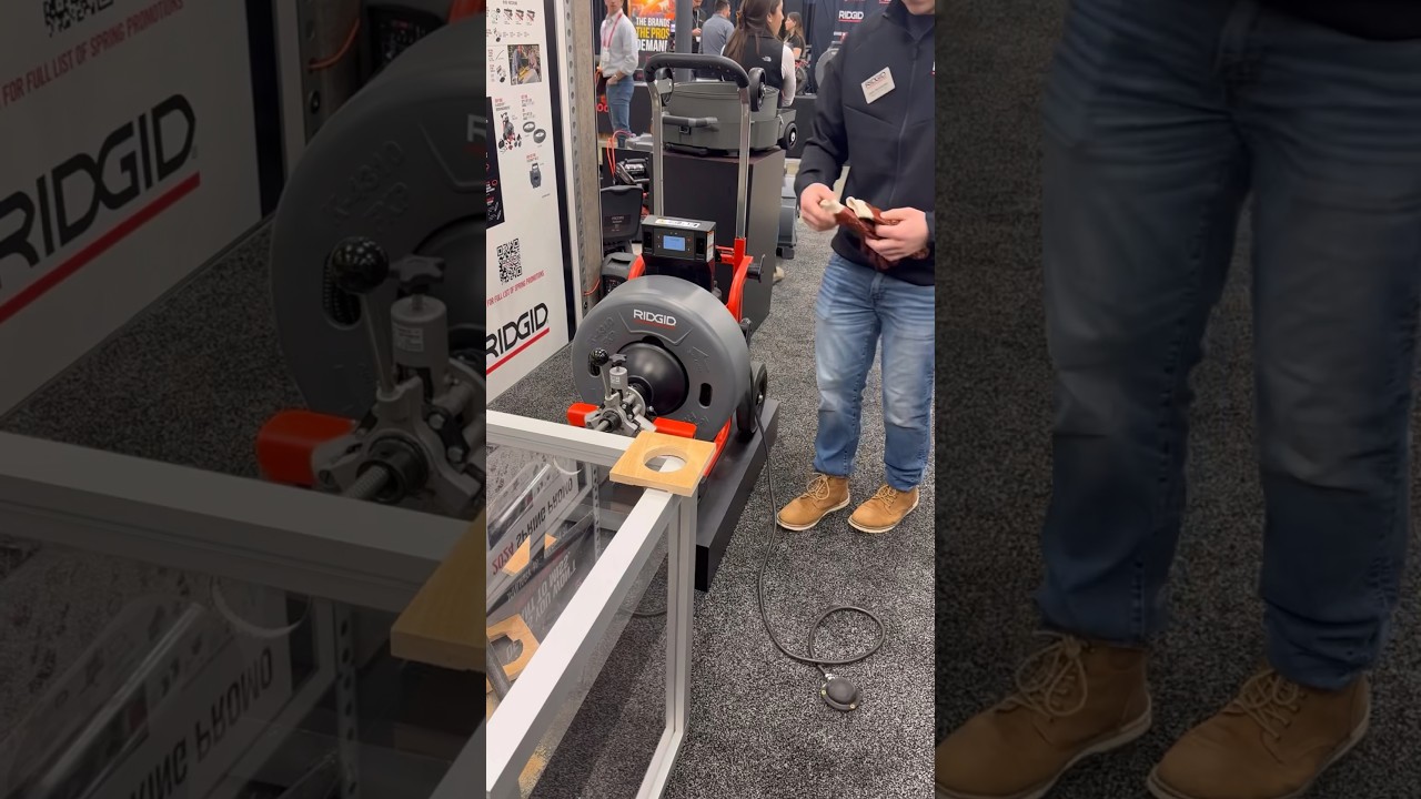 Ridgid&rsquo;s most powerful drum machine, K-4310 FXP #plumbing #draincleaning