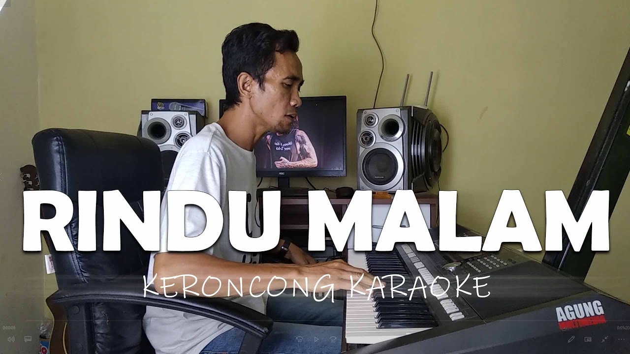 Keroncong Asli Rindu Malam versi Karaoke PSR S970