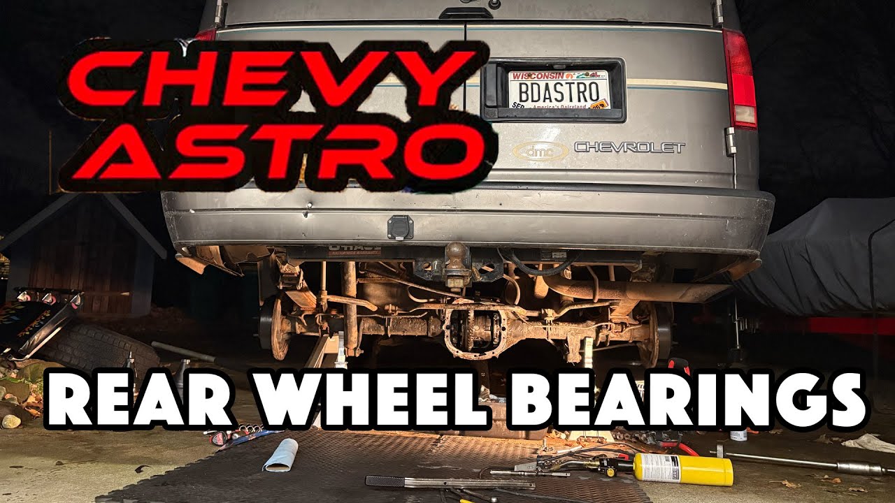 Как заменить подшипники задней оси Chevy Astro GMC Safari