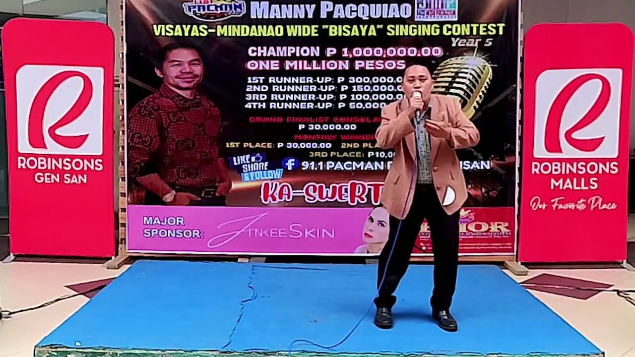 TAGA VALECIA CITY, BUKIDNON MIKANTA'G WA NAY LUHA ALANG KANIMO JOEL OMAC FOR PACMAN SINGING CONTEST