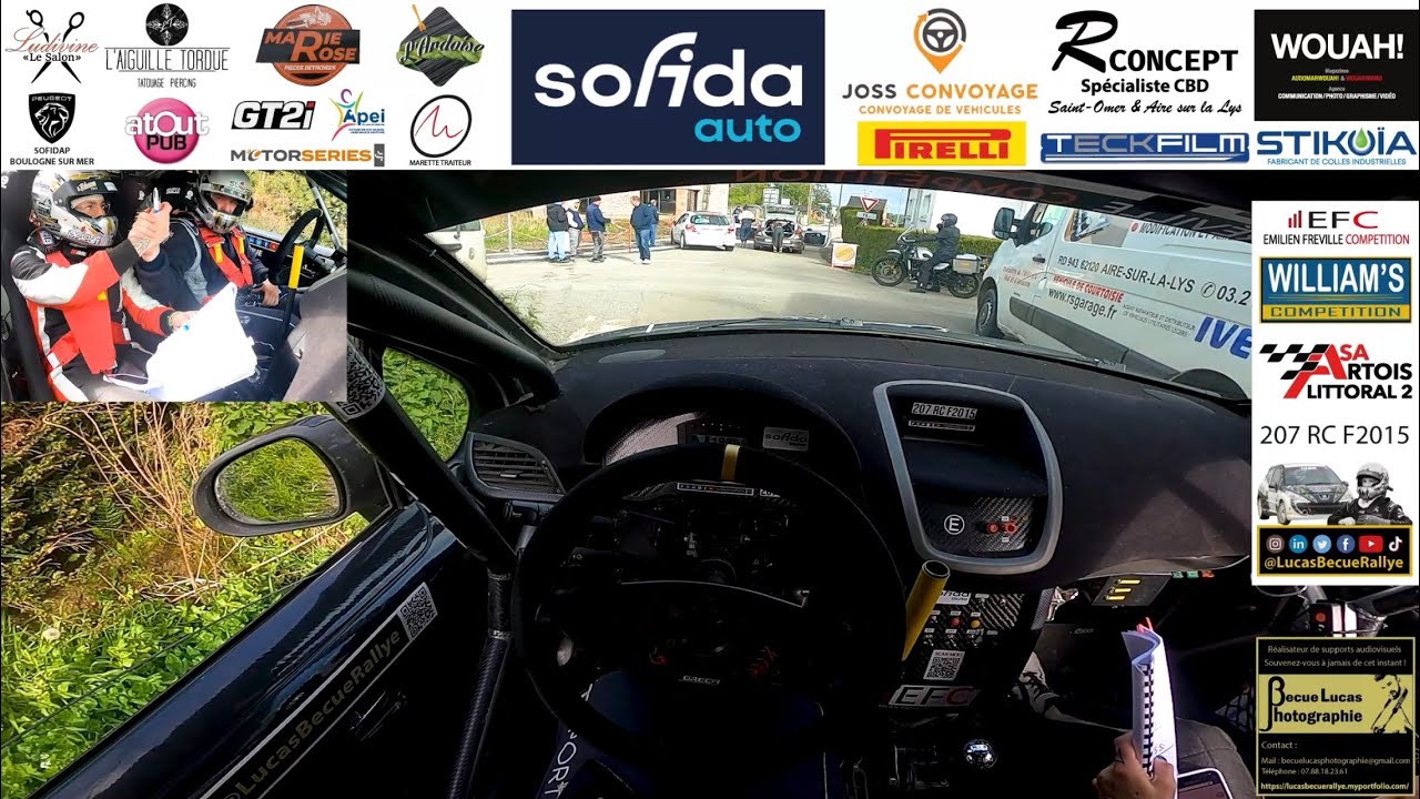Rallye de la Lys 2024 : cette vue 1ere personne fixe est super immersive non !? 😳🔥 (ONBOARD)
