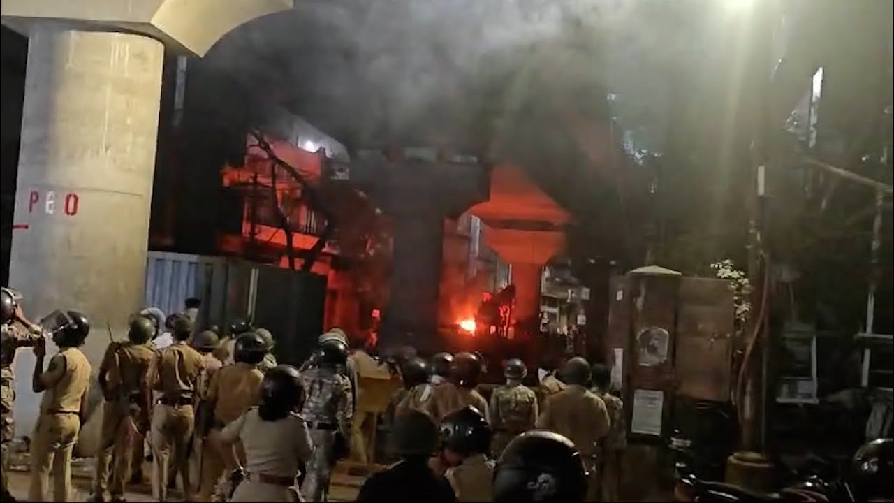 UCN NEWS LIVE - नागपूरचा महाल परिसरात तणाव