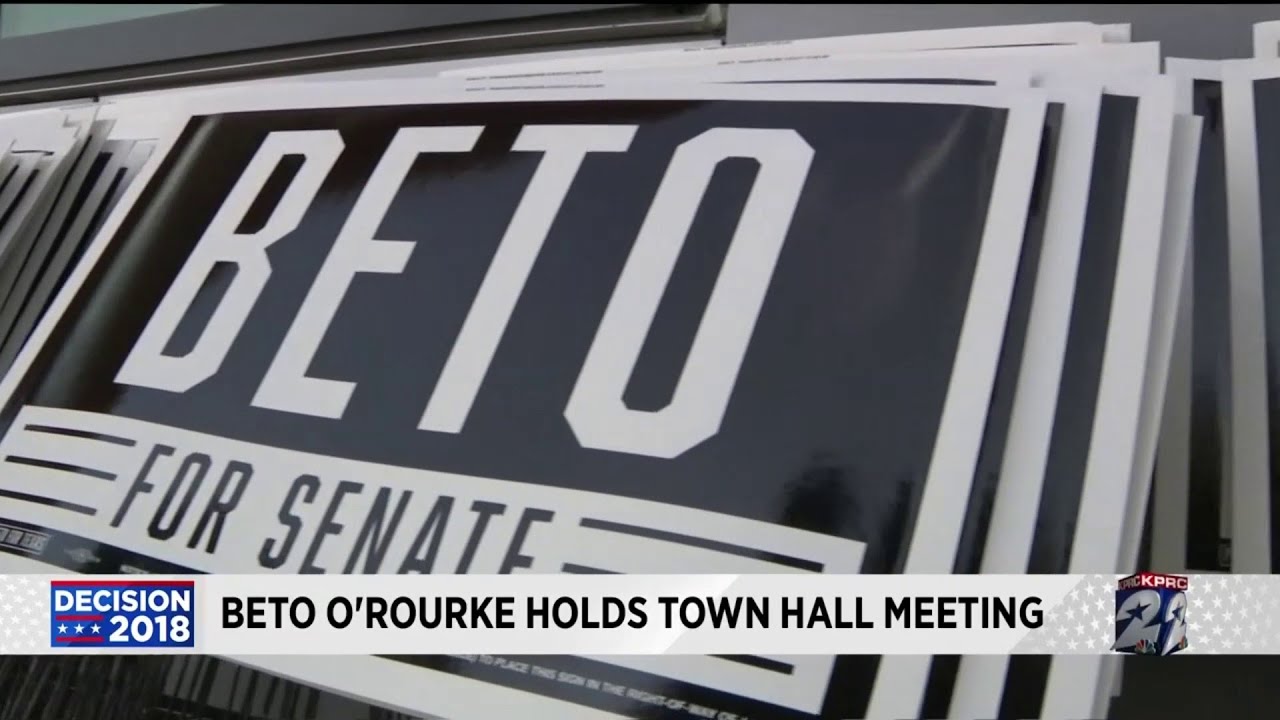Beto O'Rourke holds town hall meeting