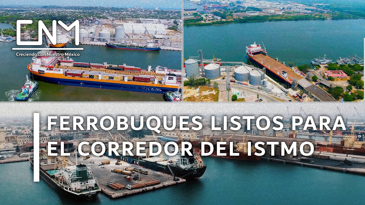 Puerto de Coatzacoalcos y Ferrobuques listos para el Corredor del Istmo en su primera etapa