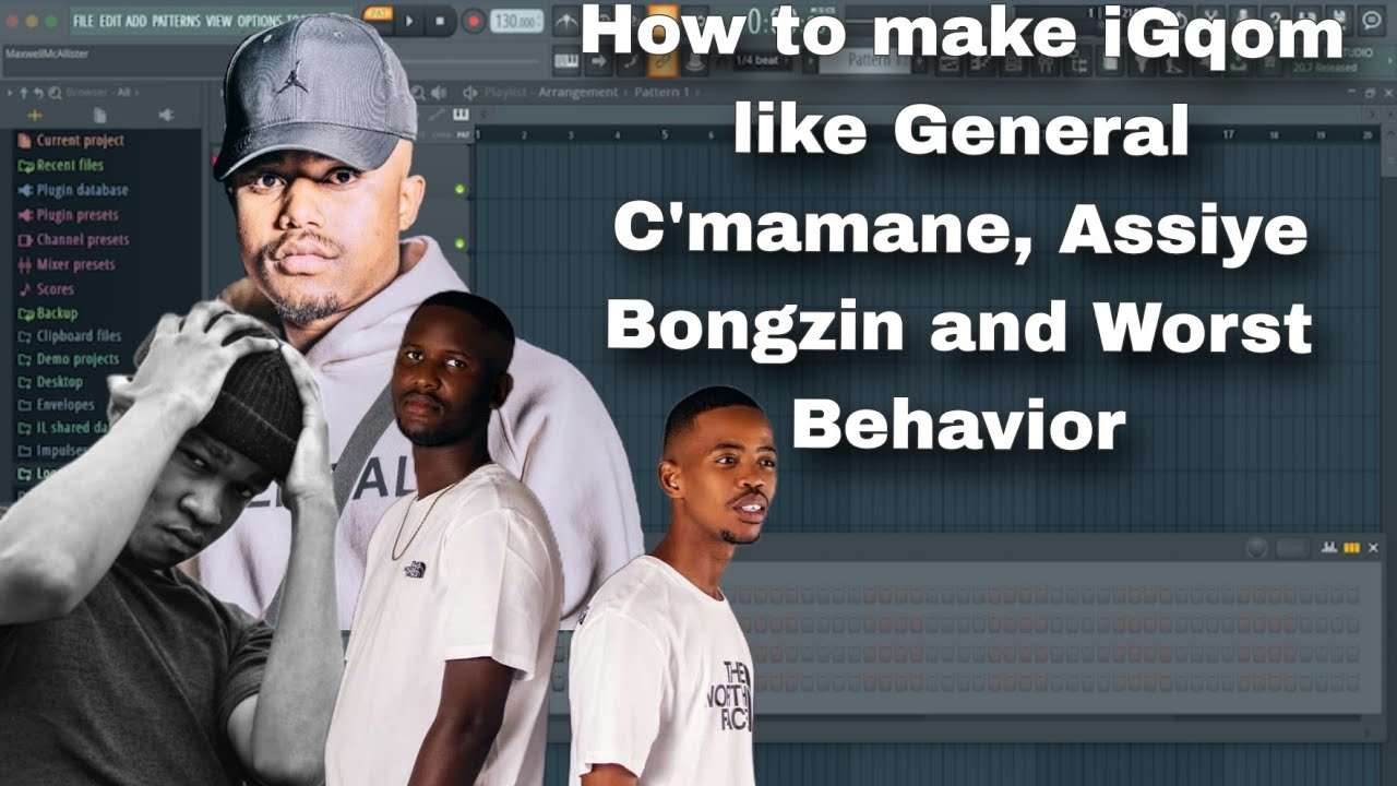 How to make iGqom from scratch like General C'mamane, Assiye Bongzin & Worst Behavior | Free FLP |
