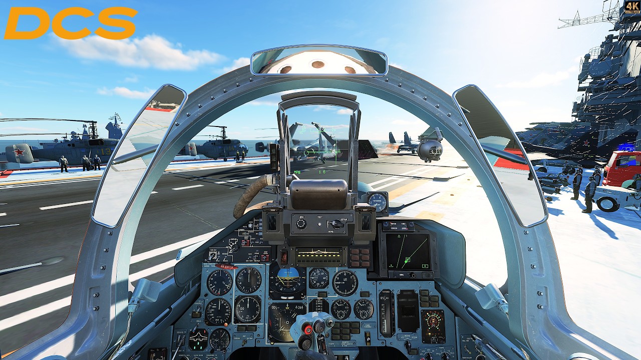 SU-33 Flanker | Strike Against Rebels | Admiral Kuznetsov Carrier | DCS