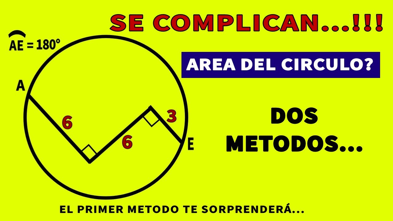 Desafío Geométrico PRO: ¿Puedes resolver este círculo? 🤯