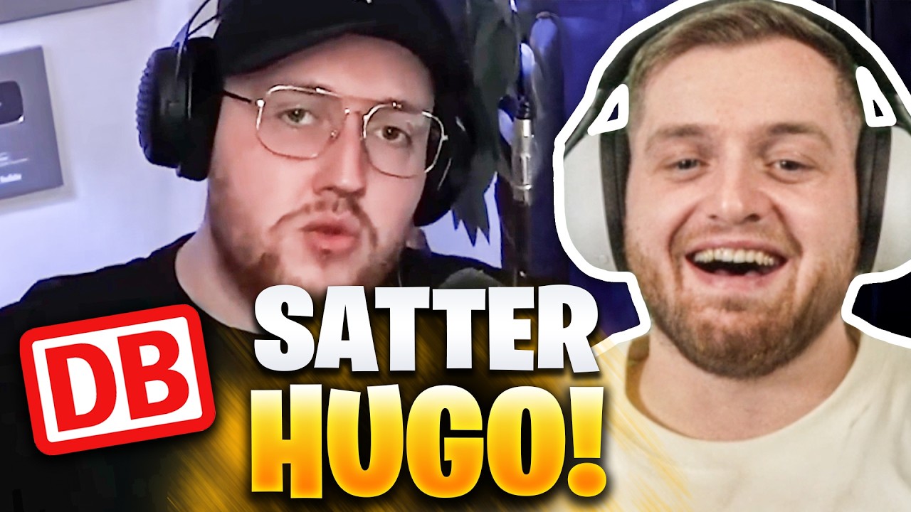 😂🤯Ich WURDE auch von der DEUTSCHEN BAHN gefragt!  - Satter HUGO REAKTION | Trymacs Stream Highlights