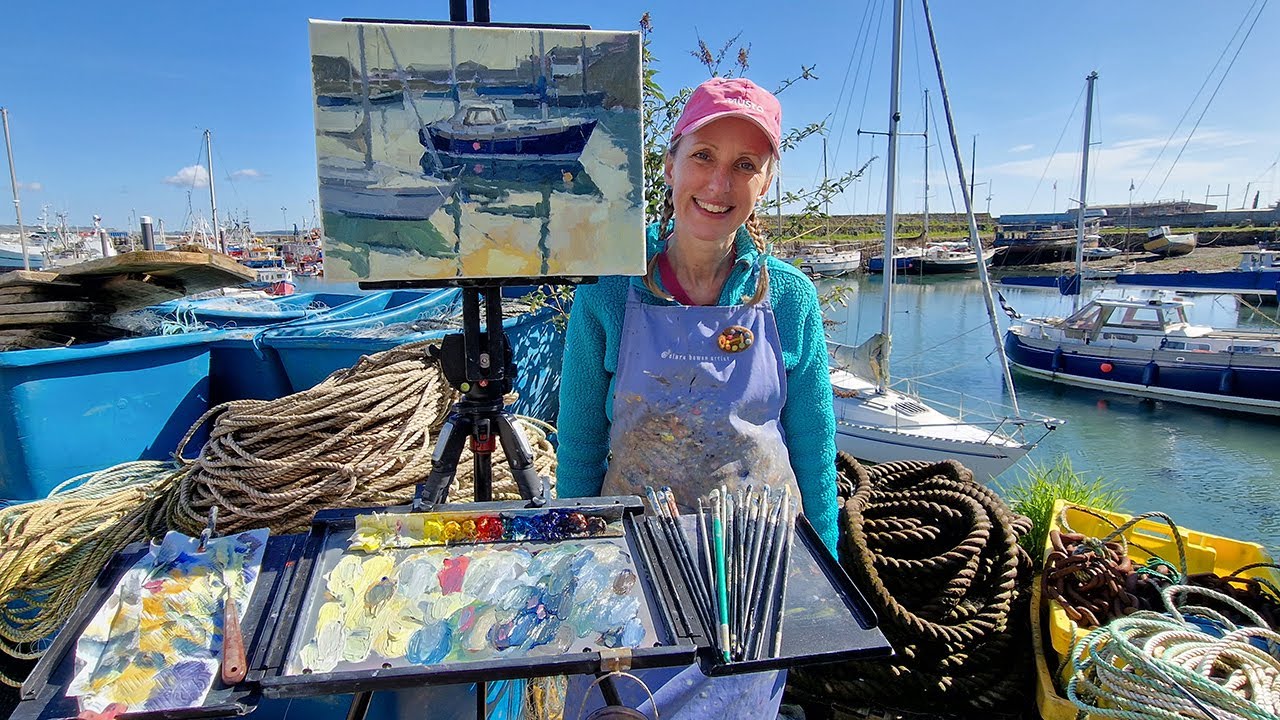 Golden Reflections Demo Newlyn Old Harbour