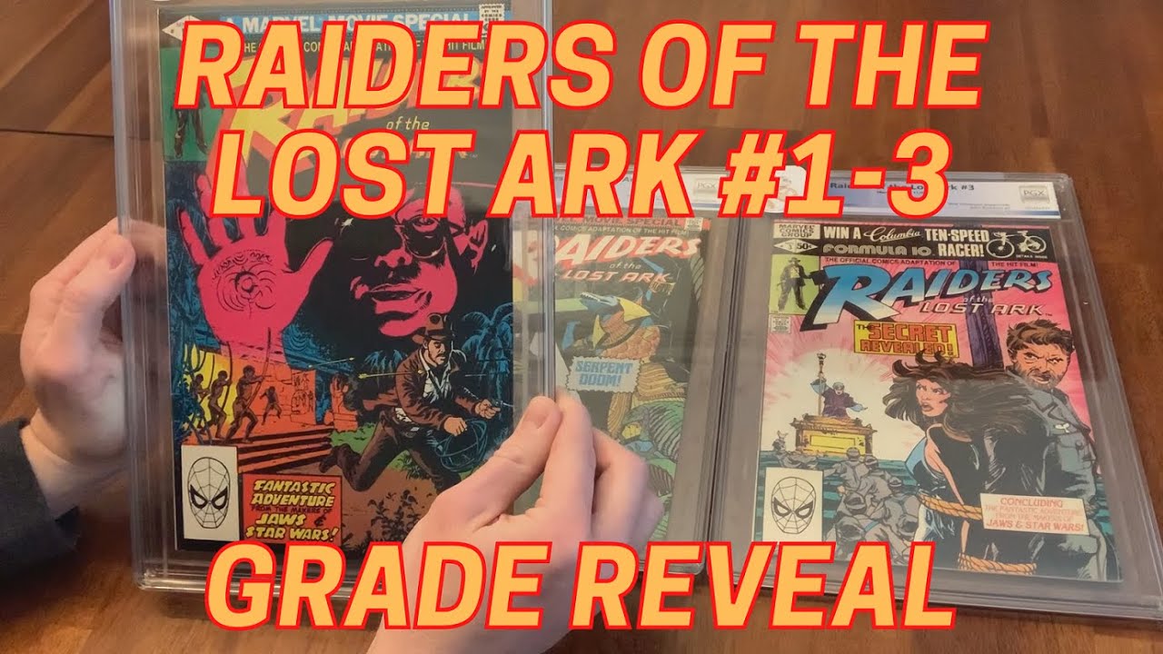 PGX COMIC GRADE REVEAL - RAIDERS OF THE LOST ARK 1-3 INDIANA JONES MARVEL