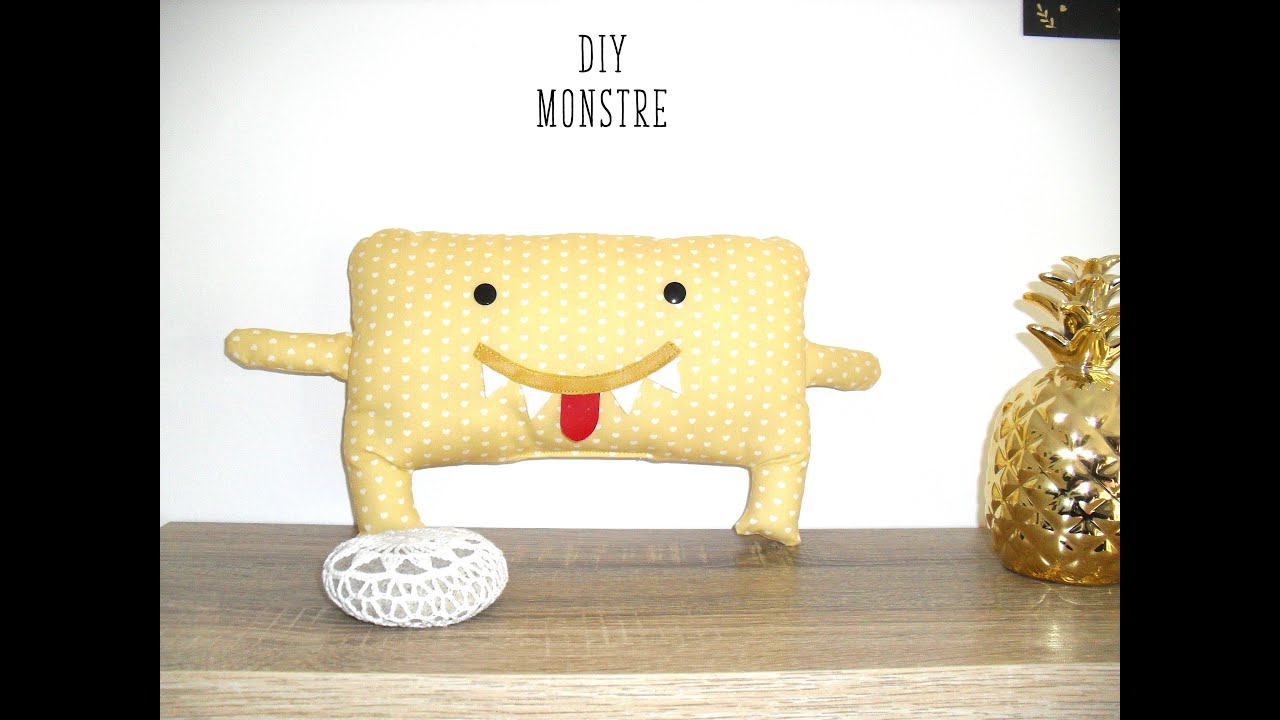 Coudre un doudou monstre