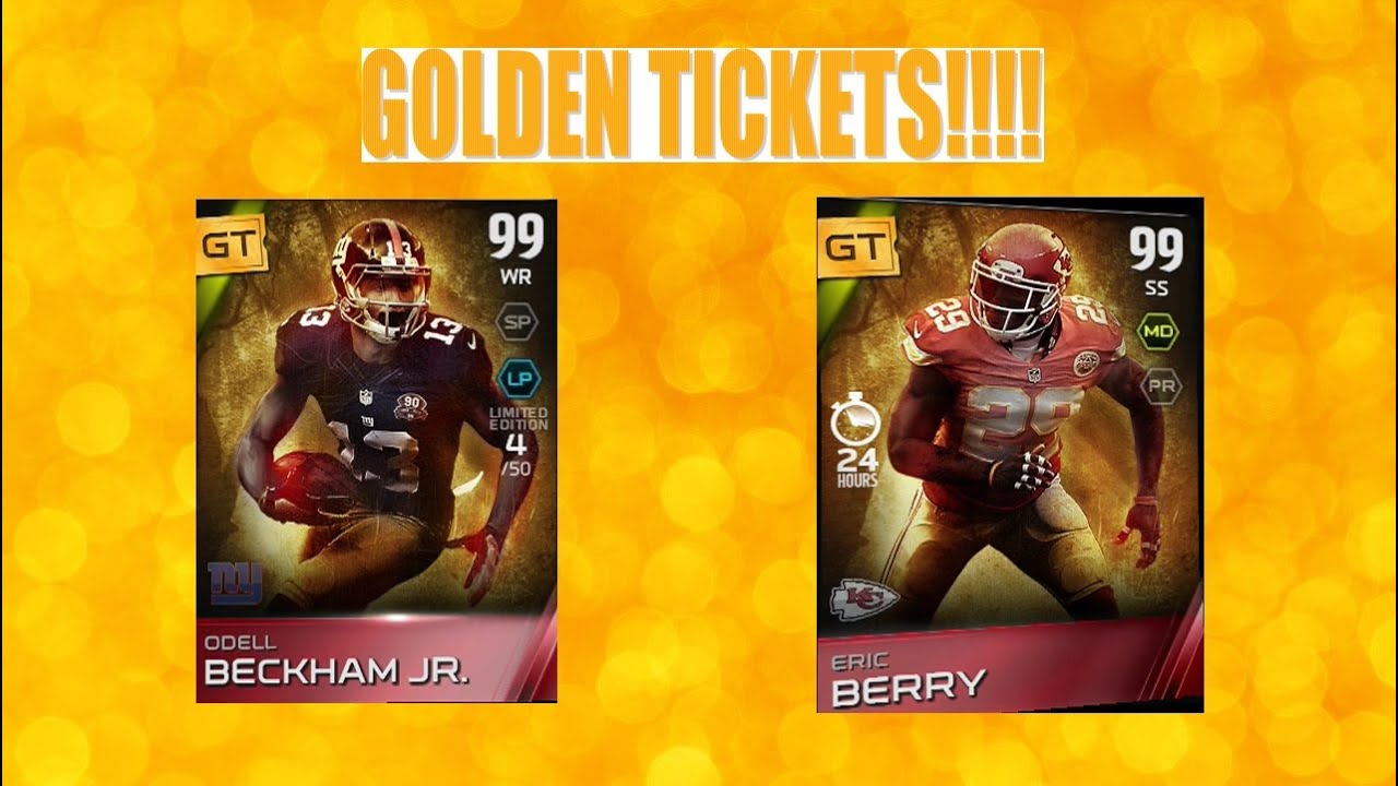 MUT 15- GOLDEN TICKET PACK OPENING!!!!