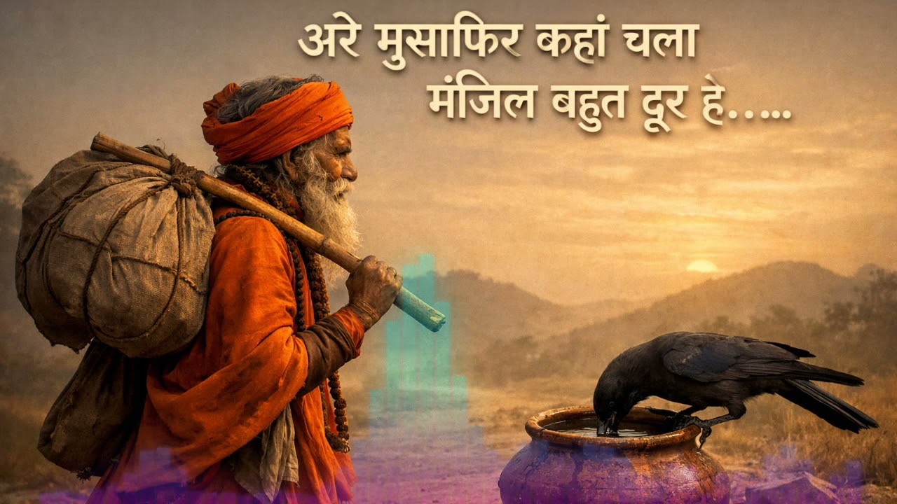 अरे मुसाफिर कहां चला| मंजिल बहुत दूर है | दिलसे आंसू बहेंगे ये भजन सुनके | Kabir Bhajan 