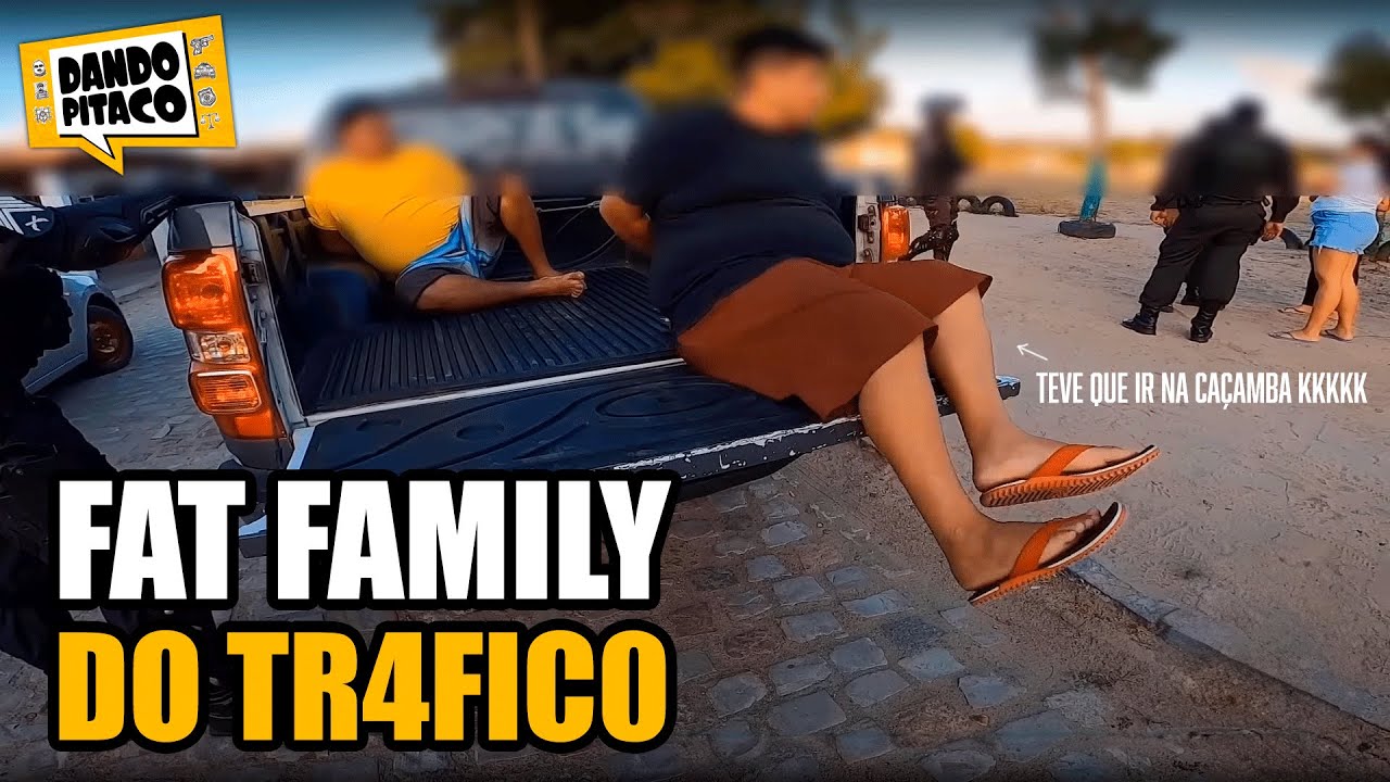 GANGUE DA PESADA é CARREGADA NA CAÇAMBA DA VIATURA kkkk