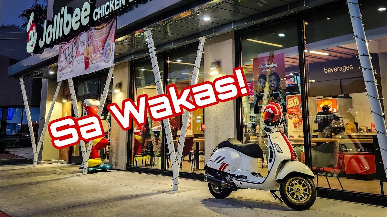 Vespa Bida Ang Saya | Jollibee Run | Vespa Gts 300 Racing Sixties | Omarc Tv