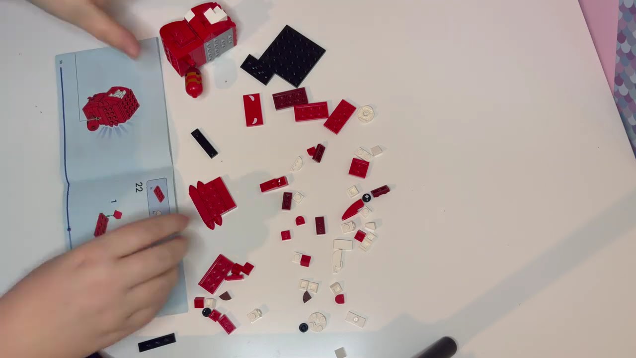 Lego Speed build Turning red MEILIN 40798#lego #legospeedbuild #legodisney