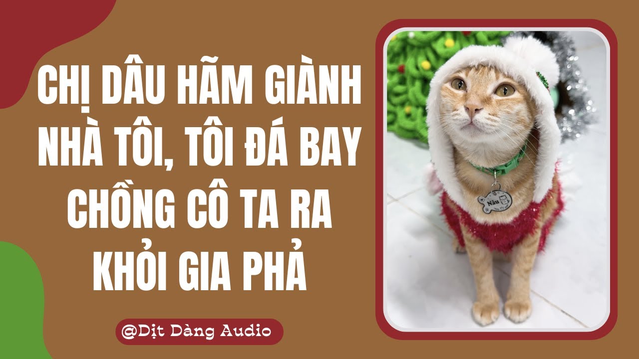 [TRUYỆN AUDIO] Chị Dâu Hãm Giành Nhà Tôi, Tôi Đá Bay Chồng Cô Ta Ra Khỏi Gia Phả | Dịt Dàng Audio