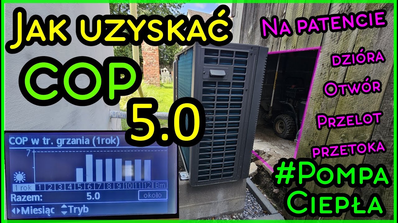 Pompa Ciepła - Jak uzyskać COP 5.0 na patencie