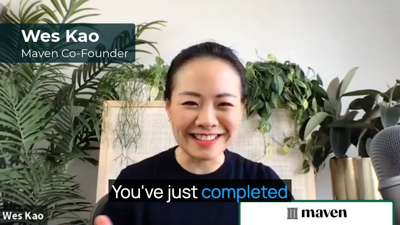 Maven Course Accelerator - Develop, Build, and Market Your Cohort-Based Course
