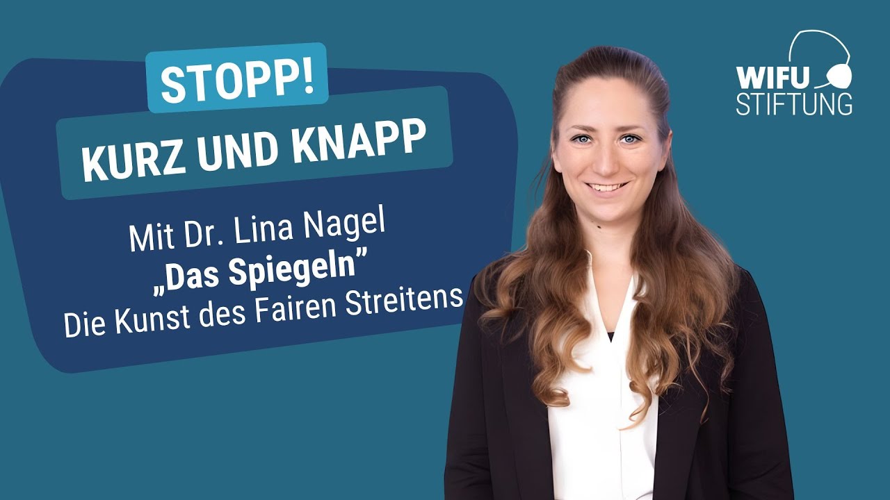 Die Kunst des Fairen Streitens - das Spiegeln