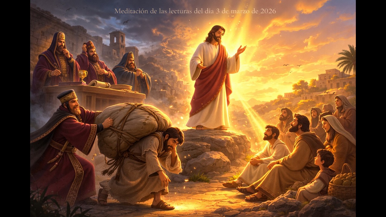 MEDITACIÓN y EVANGELIO de hoy 03/03/2026 - Lecturas Litúrgicas en 5 Minutos.