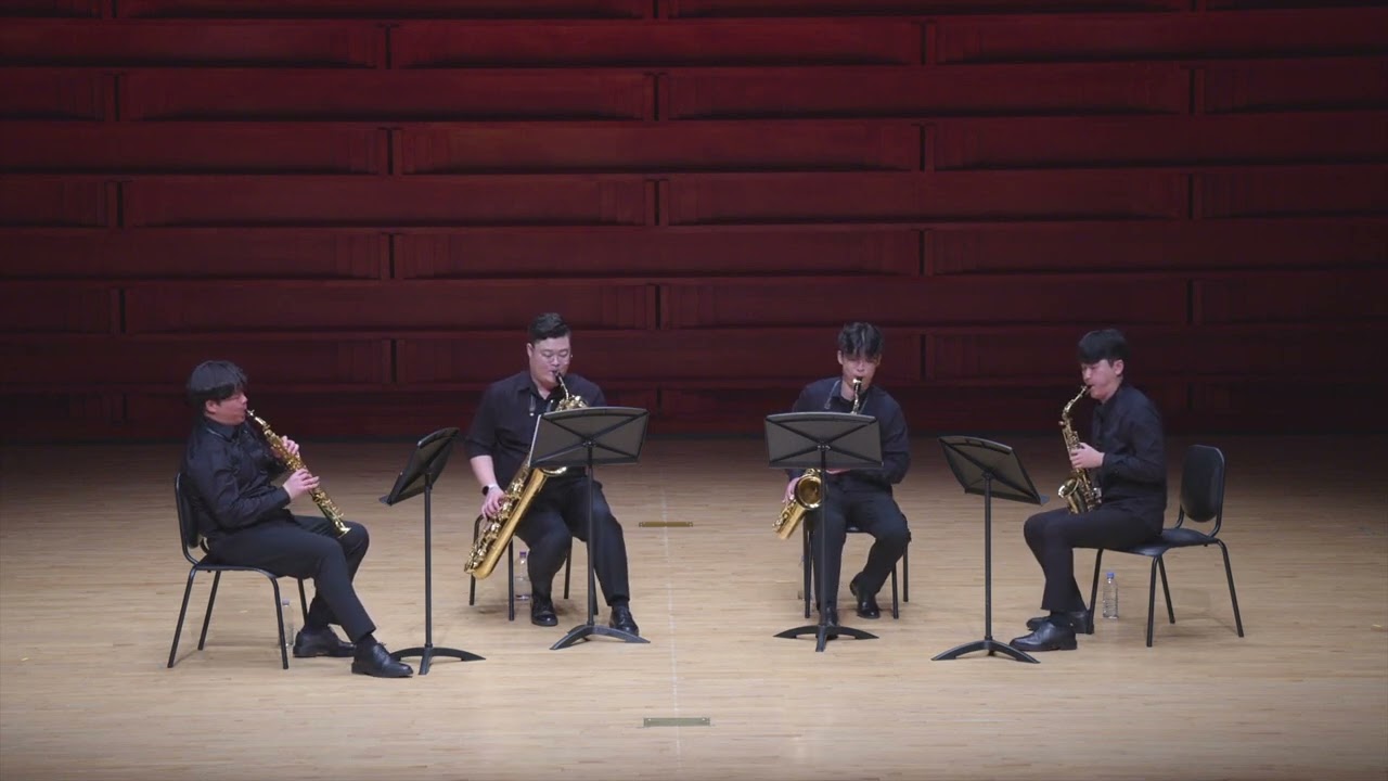Histoire du Tango - cafe 1930 / Astor Piazzolla Saxophone quartet MuseWhale saxophone 뮤즈웨일 공연실황 영상