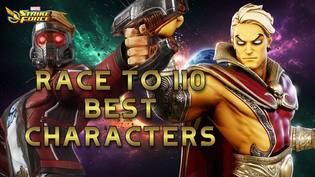 ЛУЧШИЕ ПЕРСОНАЖИ ДЛЯ RACE TO 110 | Marvel Strike Force
