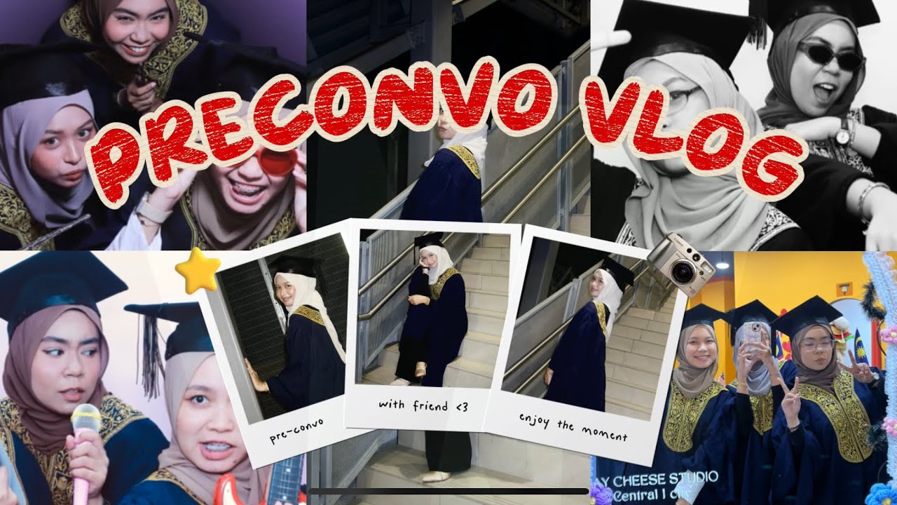 Convocation Journey PART 3 : Shoot PreConvo 📸
