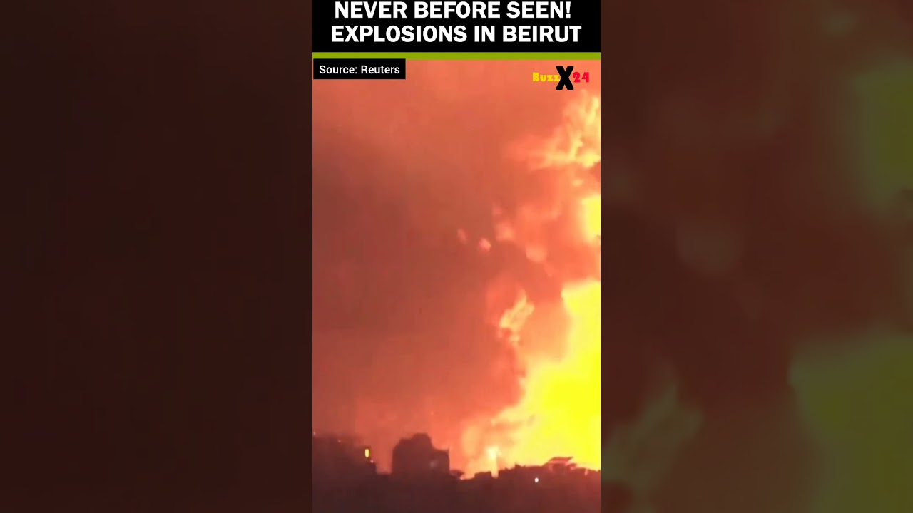 Massive explosions in Beirut 