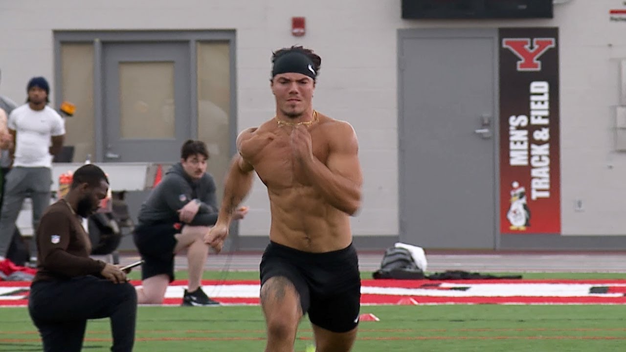 Penguins Pro Day: YSU players work out for NFL scouts