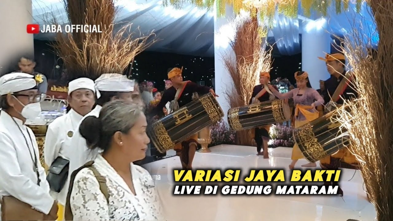 TARIAN GENDANG BELEQ JAYA BAKTI & LULUK DI GEDUNG MATARAM LANGSUNG DI SAKSIKAN OLEH WARGA BALI