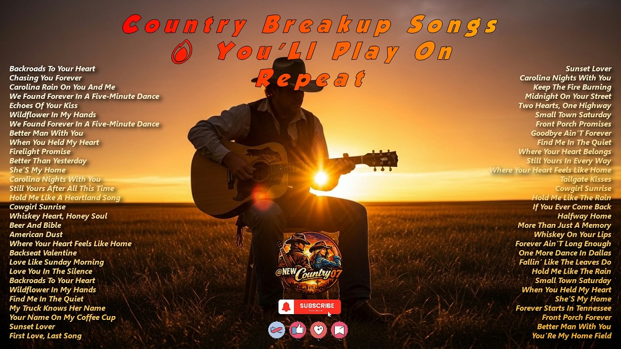 Country Breakup Songs🔥 You’ll Play on Repeat Sunset Lover 🤠  NEW COUNTRY PLAYLIST 2026